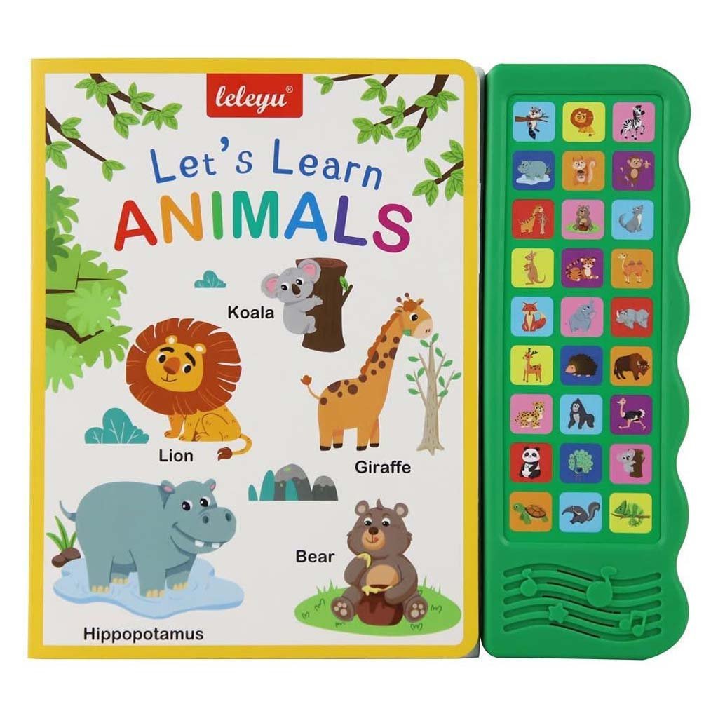 1-25.jpg Learn & Listen Wild Animals – Interactive Sound Book for Kids - Image 1