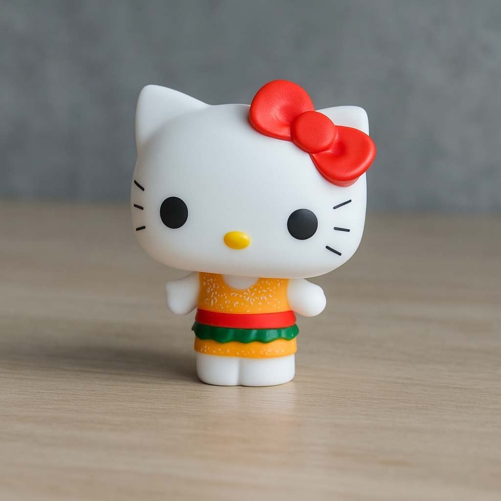 1-3.jpg Hello Kitty Burger Figure - Image 1