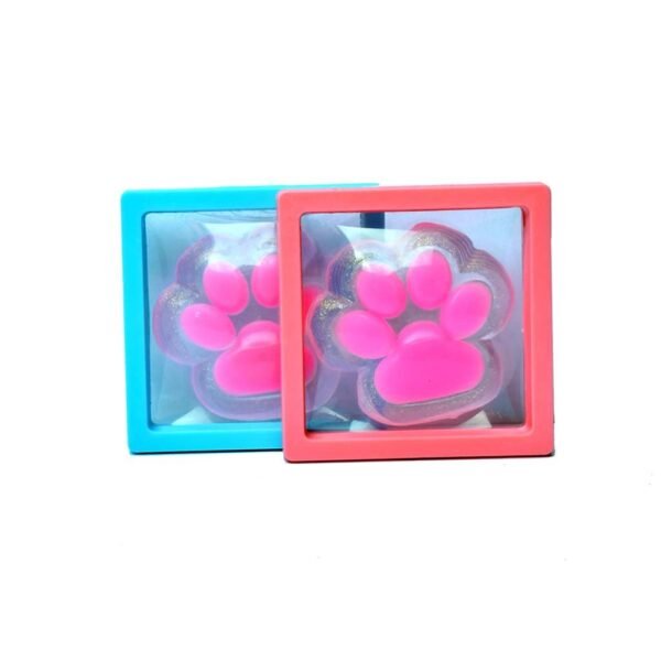 Squishy Toy (Cat Paw) Blue / Pink - Image 1