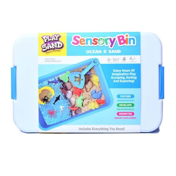 Ocean & Sand Sensory Bin Play Set – An Imaginative Play Kit for Kids - Image 1