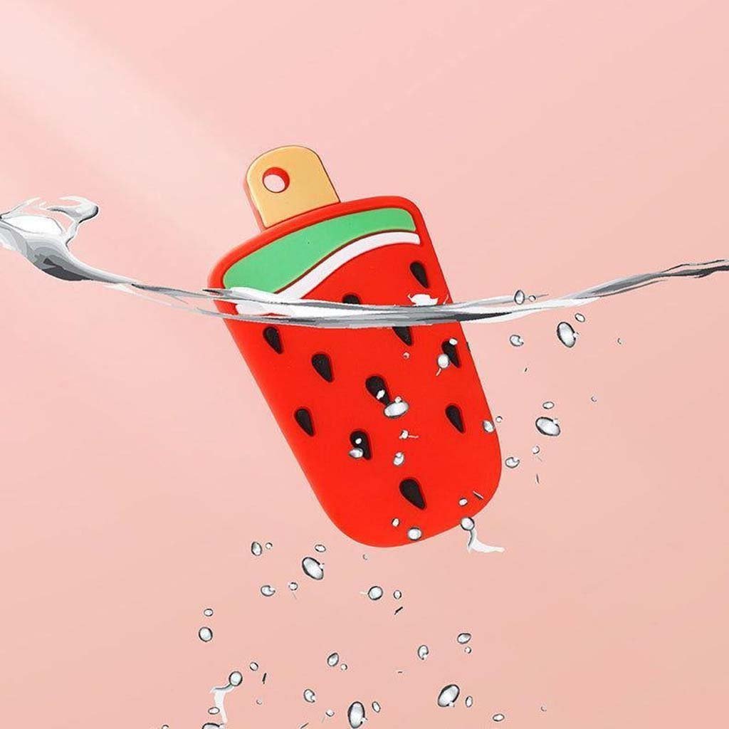 1-67.jpg Cartoon Baby Silicone Teether Toys - Strawberry / Green Burger / Dinosaur - Image 1