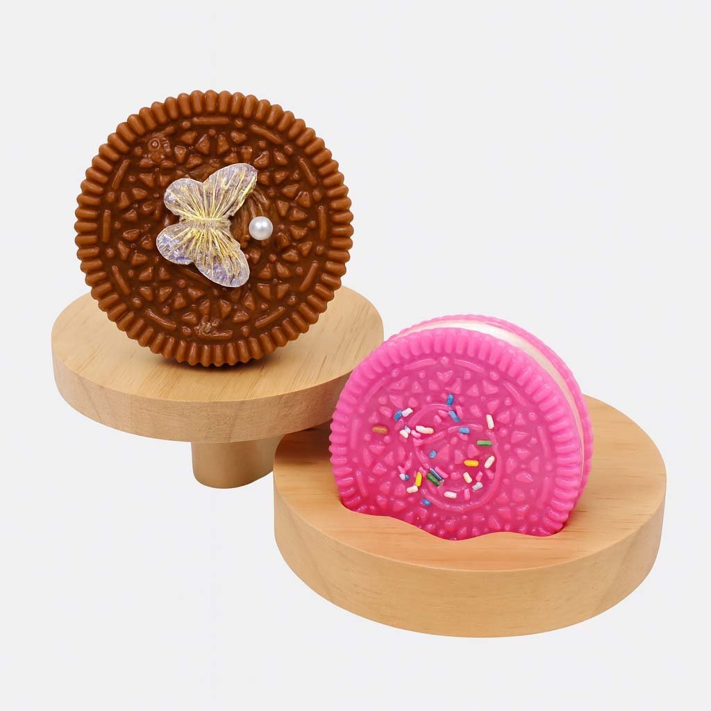 1a-6.jpg Squishy Toy (Oreo - Brown & Pink) - Image 2
