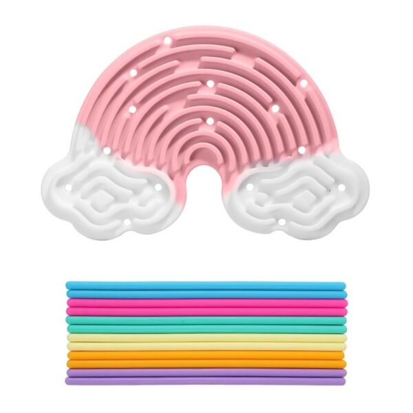 Creative Rainbow Sensory Board - Pink / Blue - Image 1