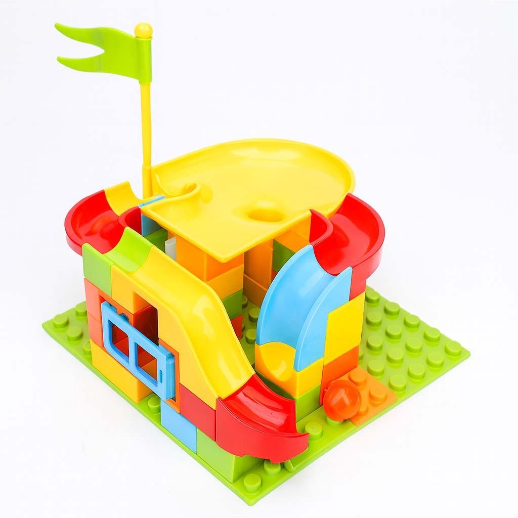 2-20.jpg Building Blocks Playset – Creative Marble Slide Track - Image 2