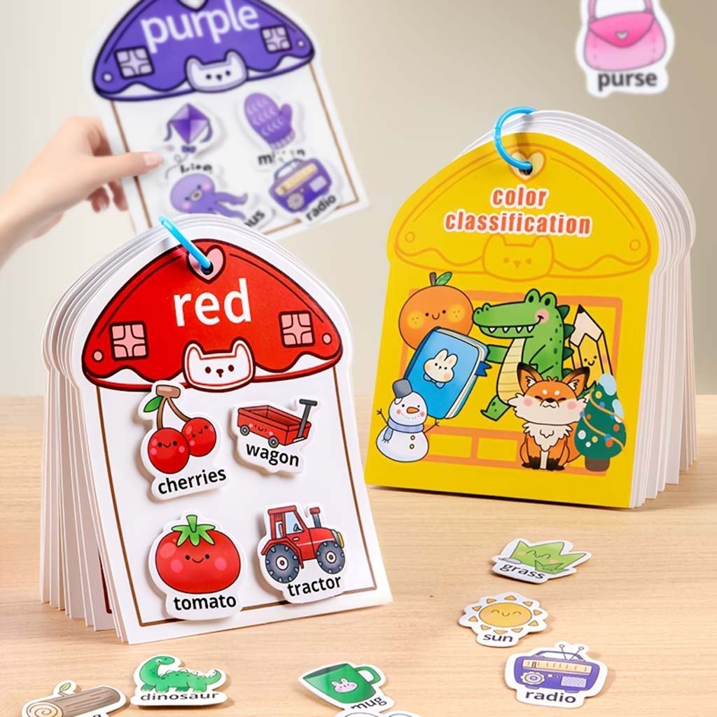 2-31.jpg Interactive Learning Magic Tape Busy book - Color Classification & Early Learning - Image 2