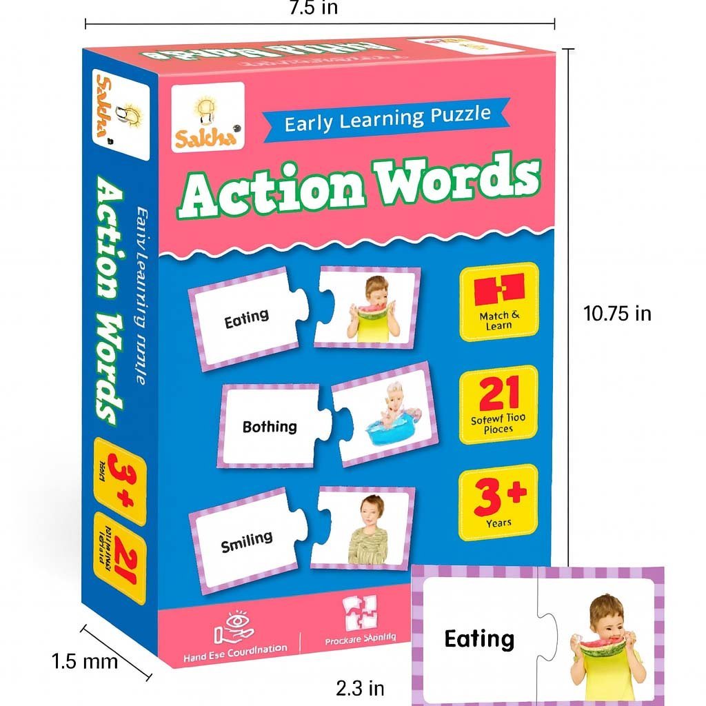 2-37.jpg Puzzle - Actions Words - Image 2