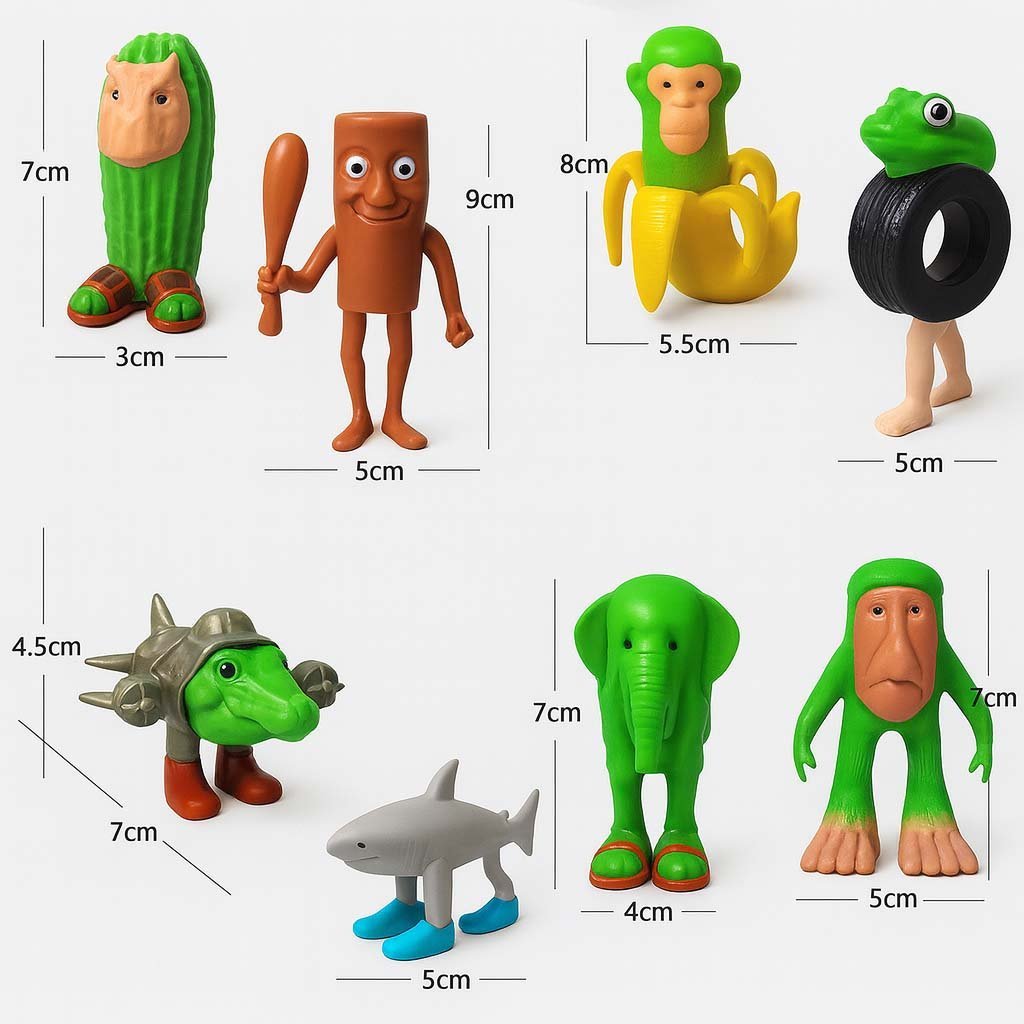 2-7.jpg Brain Rot Toy Figures (8 Pieces Set) - Image 2