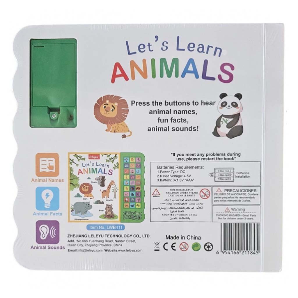 3-25.jpg Learn & Listen Wild Animals – Interactive Sound Book for Kids - Image 3