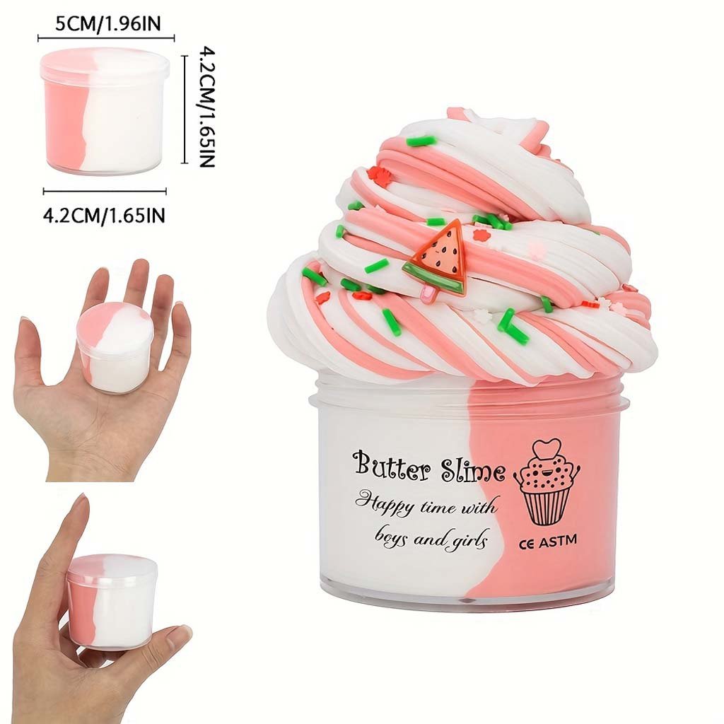 3-51.jpg Butter Slime – Soft & Stretchy Play Slime - Image 3