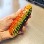 Fidget Worm Toy – Colorful Stretchy Mesh Design - Image 3