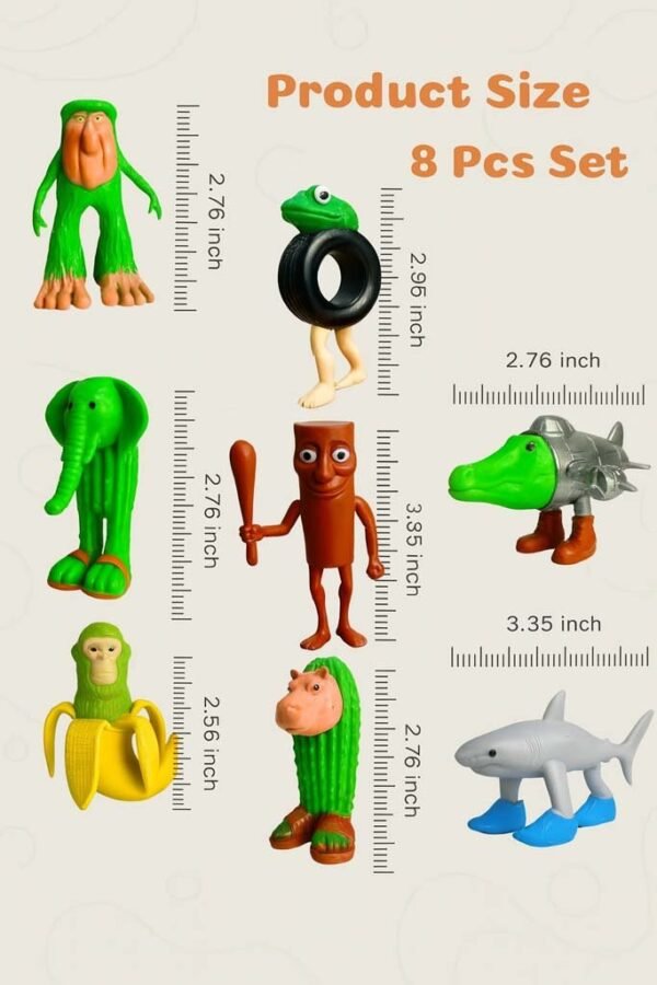 Brain Rot Toy Figures (8 Pieces Set) - Image 3