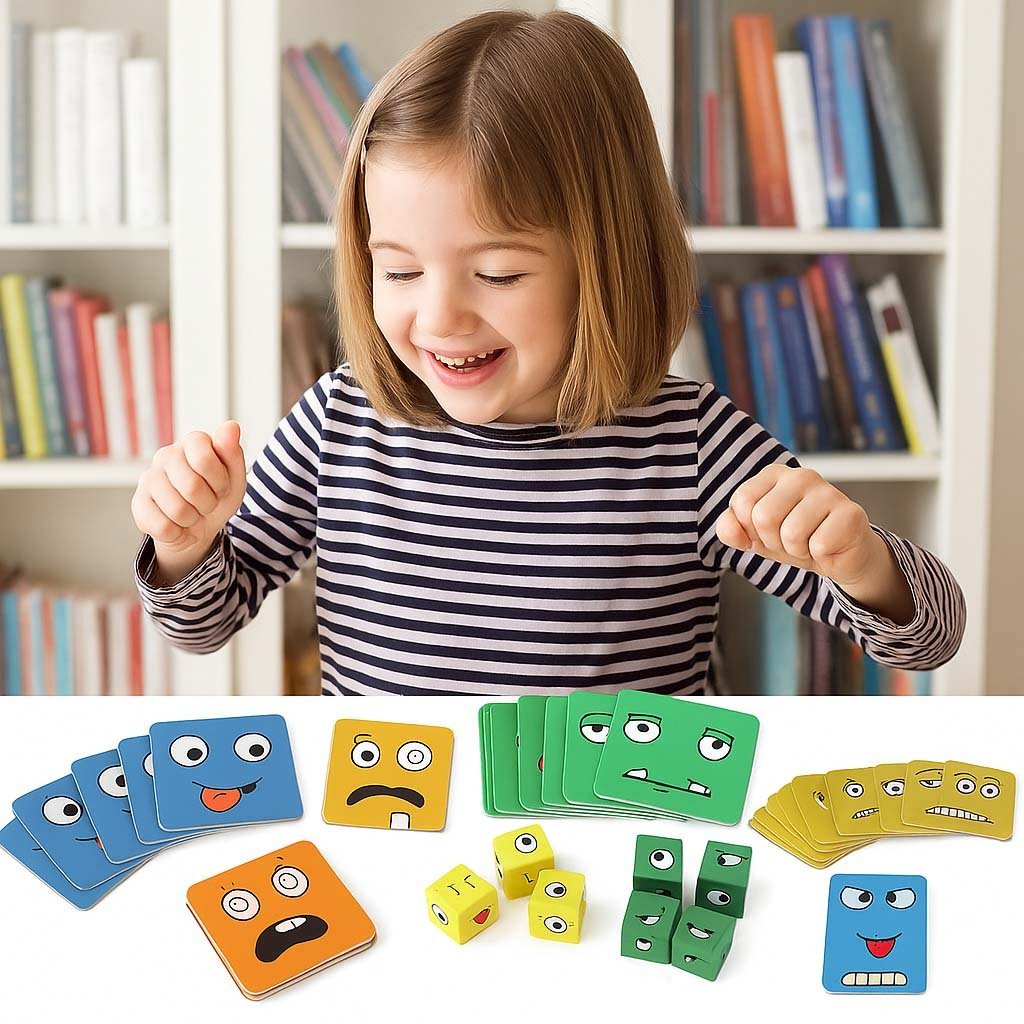 4-15.jpg Wooden Face Cube Change Puzzle – Emoji Expressions Matching Game for Kids - Image 5