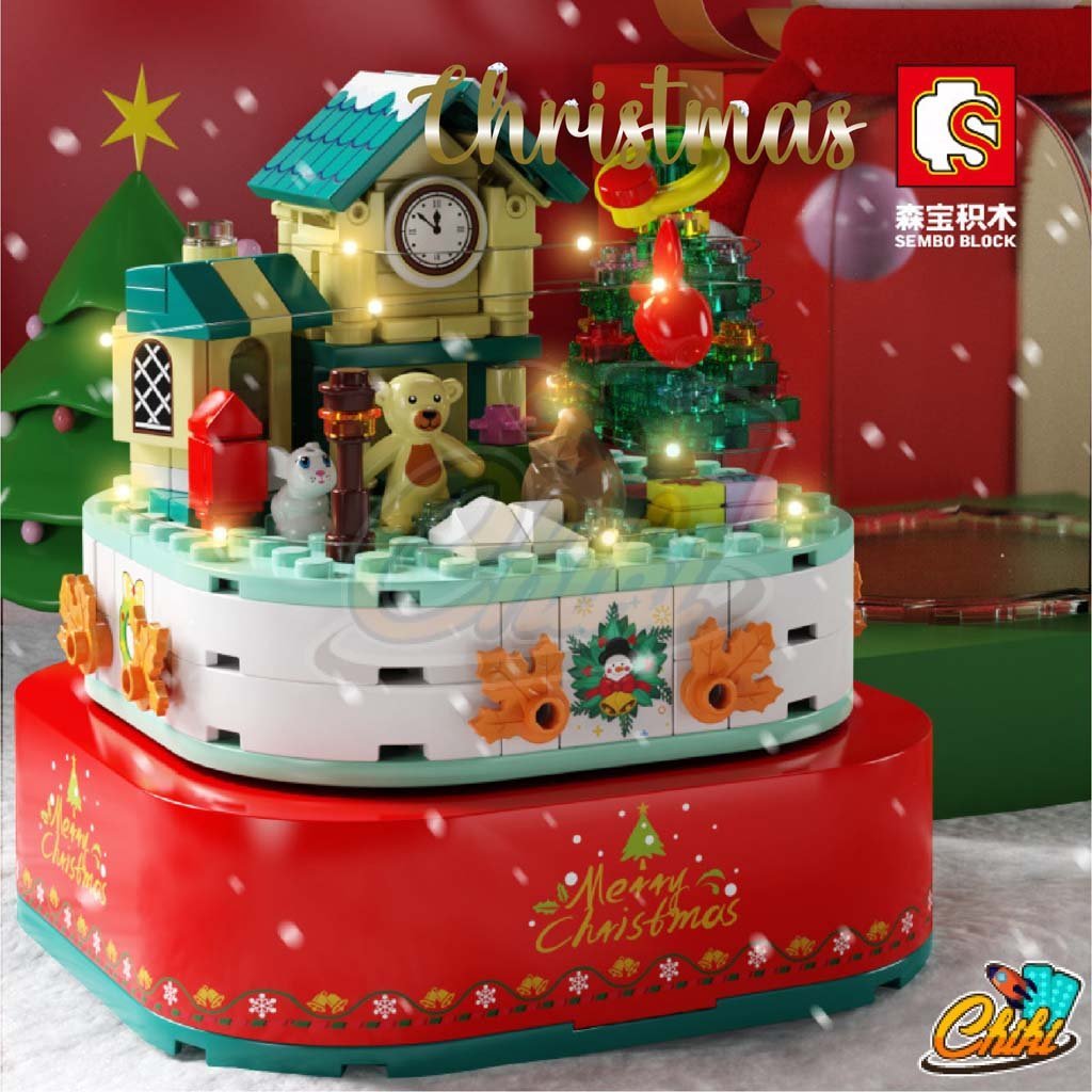 4-65.jpg Snowman House Rotating Music Box With Night Light - Image 4