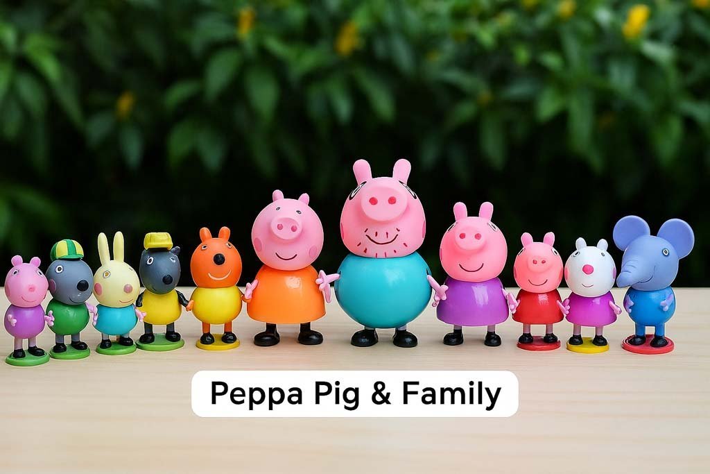 4-7.jpg Peppa Pig 25-Piece Family Set - Image 4