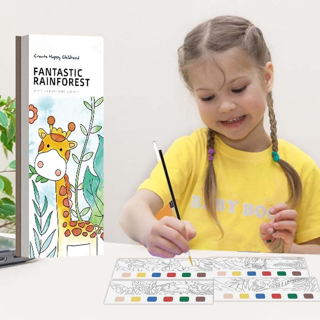 5-10.jpg Watercolour Magic Book with Brush - Image 5