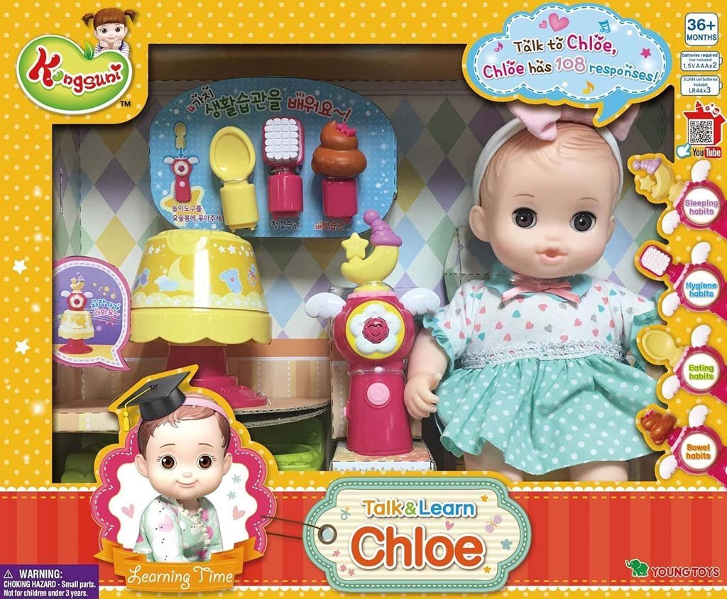 5-11.jpg Talking & Learning Doll – Chloe Pretend Play Set - Image 5