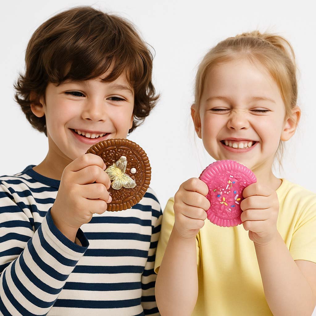 6-18.jpg Squishy Toy (Oreo - Brown & Pink) - Image 6