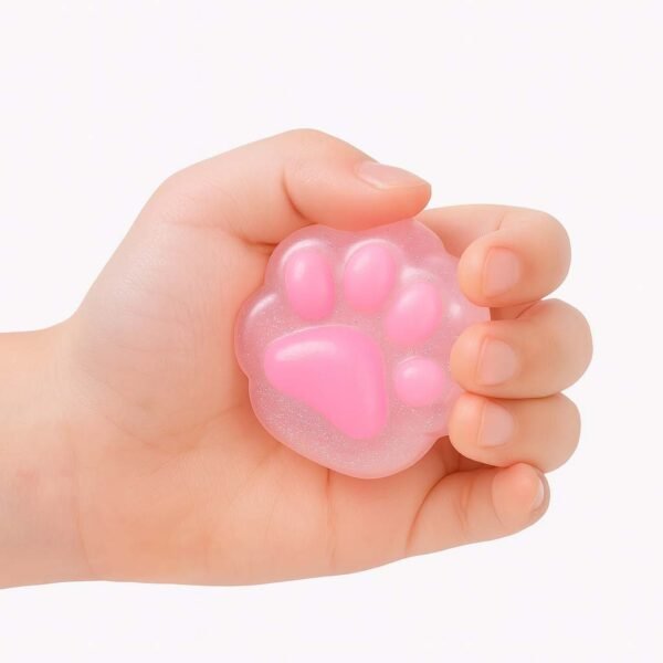 Squishy Toy (Cat Paw) Blue / Pink - Image 6