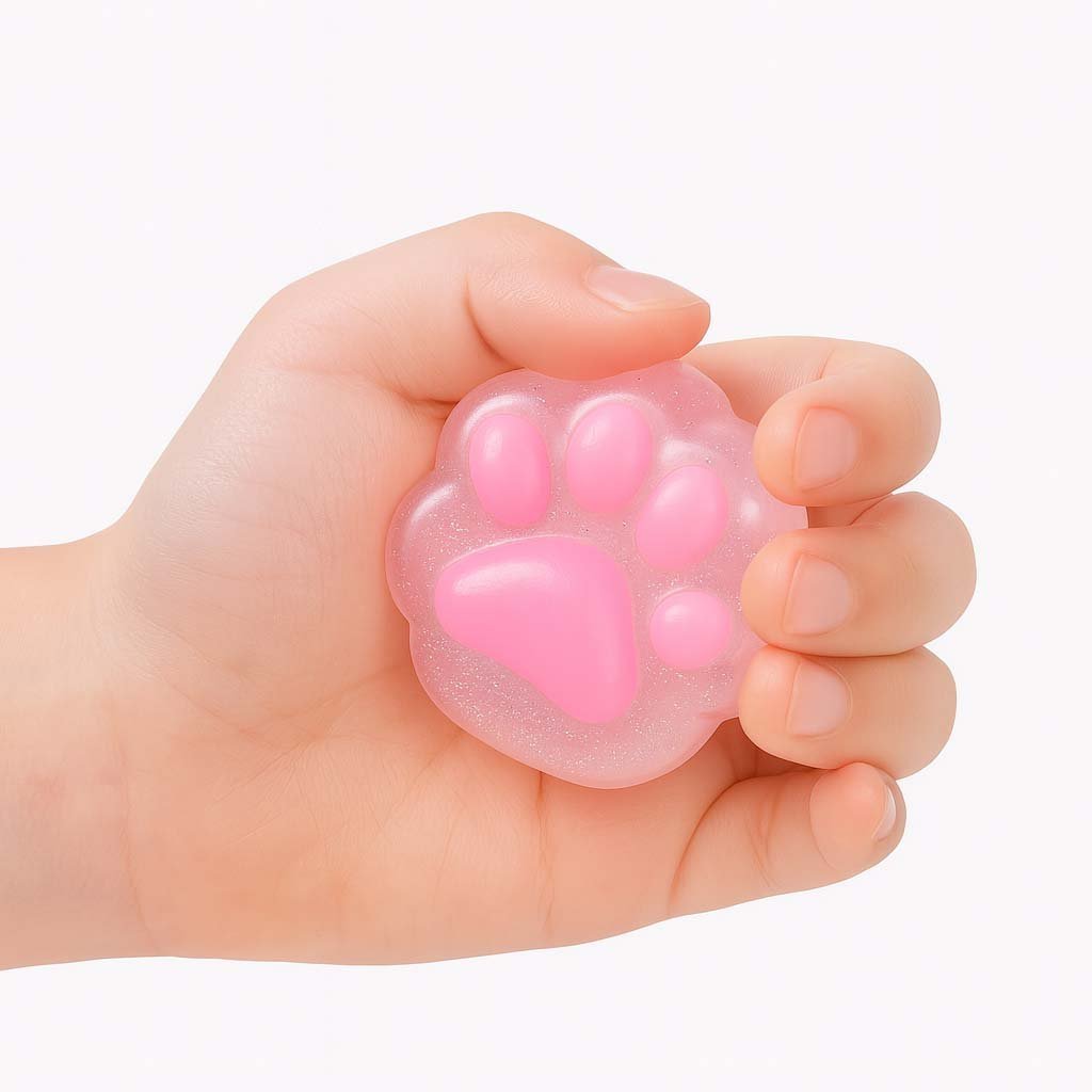 6-19.jpg Squishy Toy (Cat Paw) Blue / Pink - Image 6