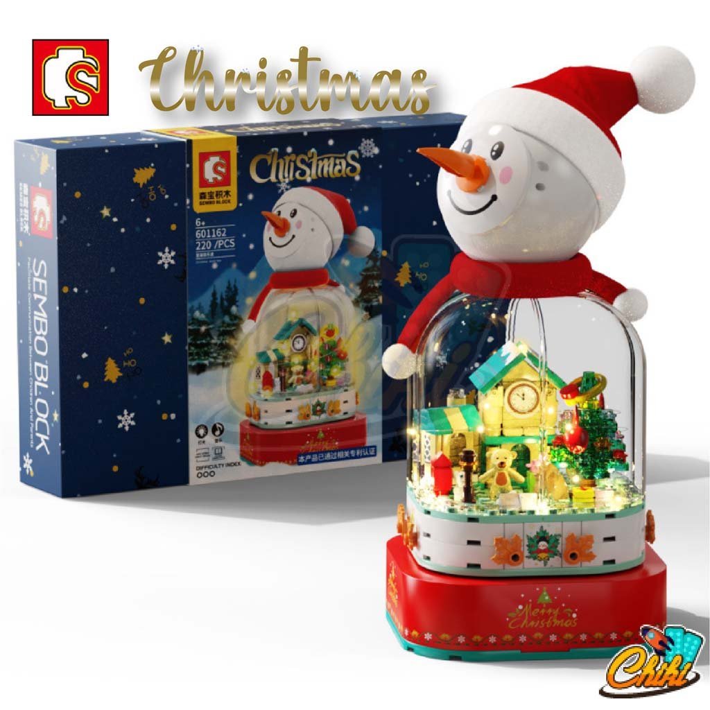 7-12.jpg Snowman House Rotating Music Box With Night Light - Image 7