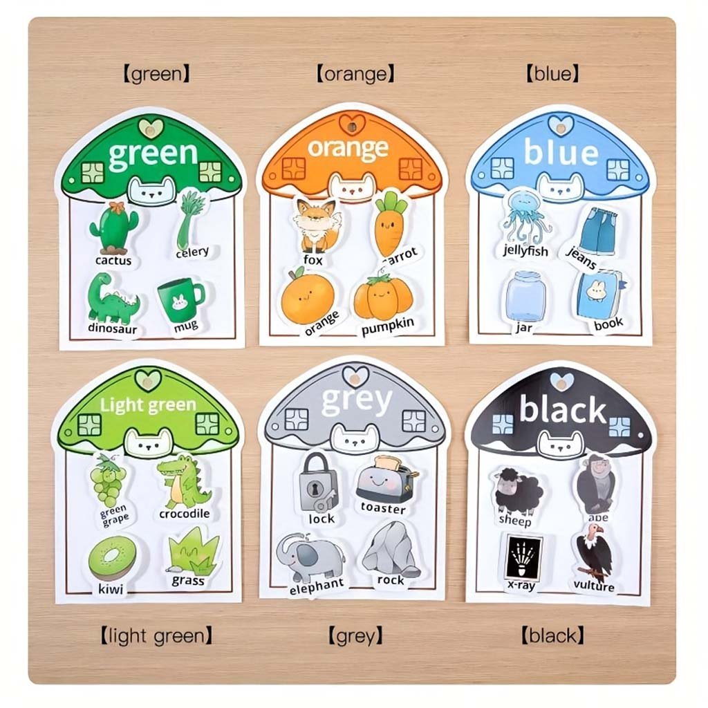 7-2.jpg Interactive Learning Magic Tape Busy book - Color Classification & Early Learning - Image 7