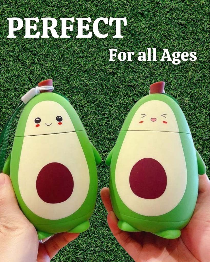 7-8.jpg Cute Avocado Double Layer Portable Water Cup with Strap (280ml) - Image 7