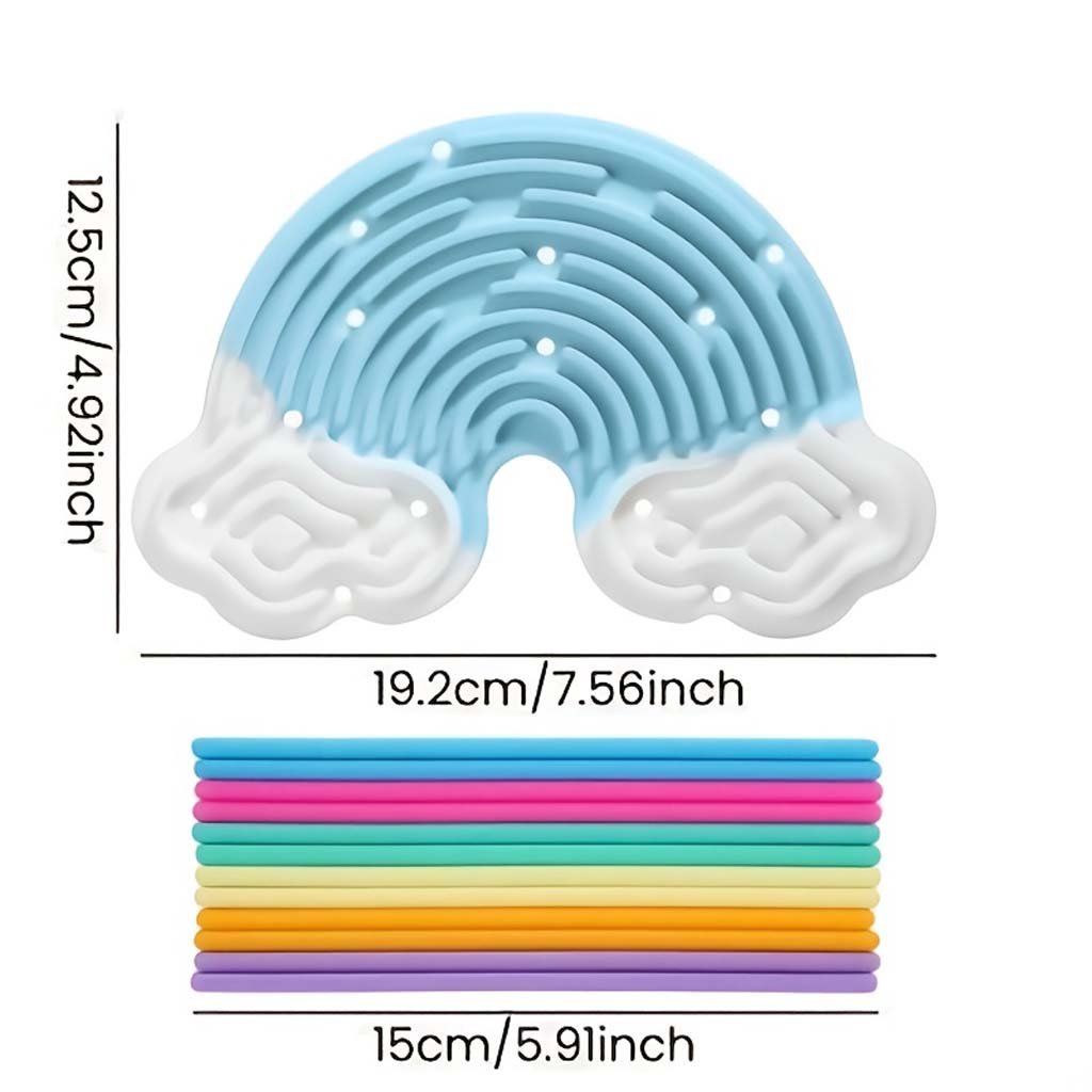 8-2.jpg Creative Rainbow Sensory Board - Pink / Blue - Image 8